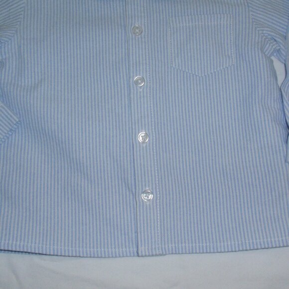 Edgehill Collection Striped Long Sleeve Button Shirt Boys 12m - Picture 5 of 6